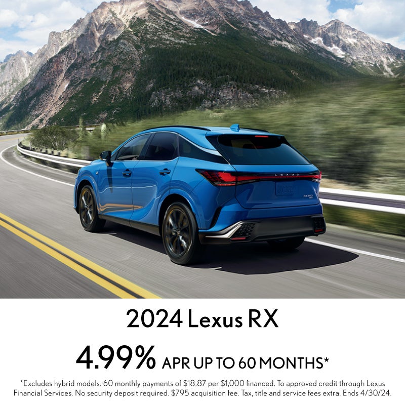 2024 Lexus RX 4.99% APR