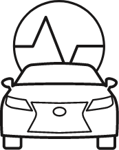 Car icon | Bergstrom Lexus in Appleton WI